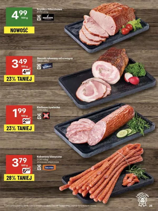 Delikatesy Centrum - gazetka promocyjna Gazetka od czwartku  do środy 30.07 - strona 25