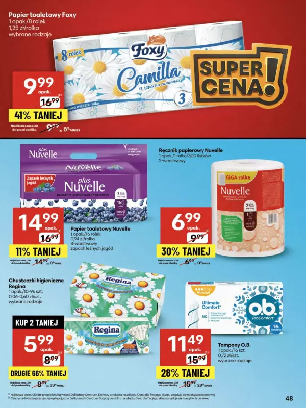 Delikatesy Centrum - gazetka promocyjna Gazetka od czwartku od czwartku 31.07 do środy 06.08 - strona 48