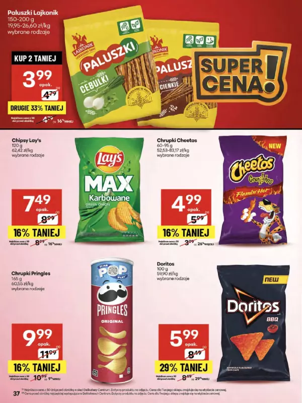 Delikatesy Centrum - gazetka promocyjna Gazetka od czwartku od czwartku 31.07 do środy 06.08 - strona 37