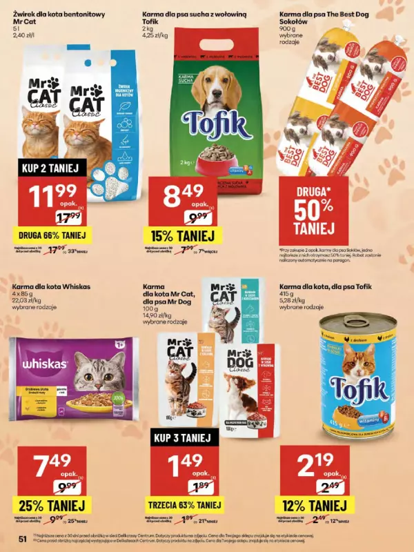 Delikatesy Centrum - gazetka promocyjna Gazetka  do środy 13.08 - strona 51