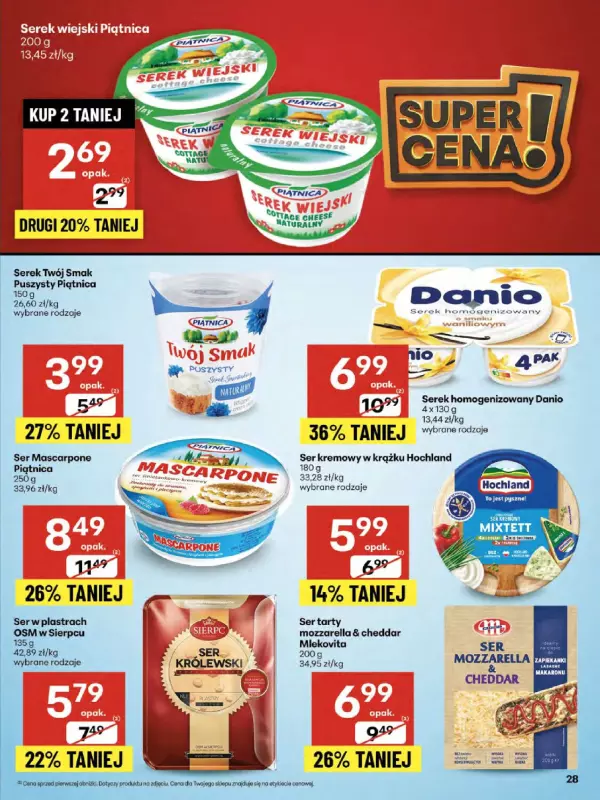 Delikatesy Centrum - gazetka promocyjna Gazetka  do środy 13.08 - strona 28