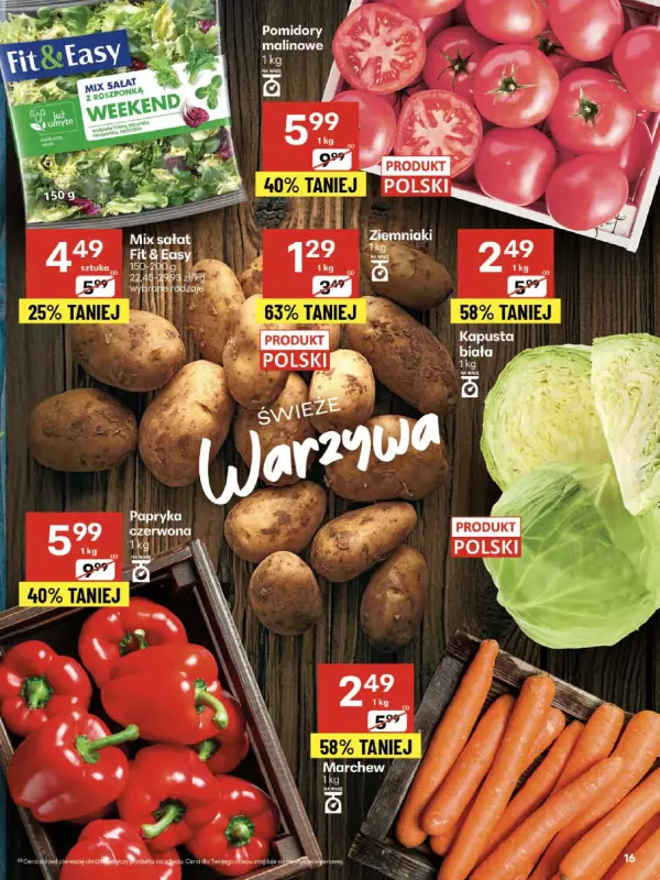 Delikatesy Centrum - gazetka promocyjna Gazetka  do środy 13.08 - strona 16