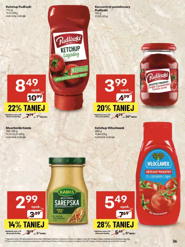 Delikatesy Centrum - gazetka promocyjna Gazetka  do środy 13.08 - strona 36