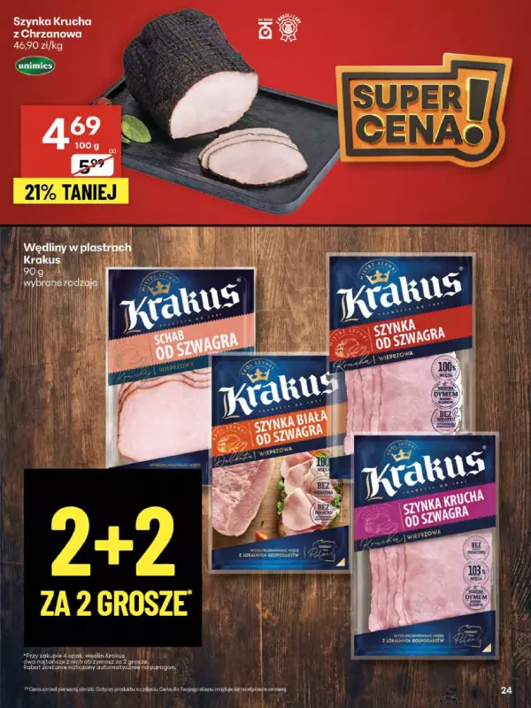 Delikatesy Centrum - gazetka promocyjna Gazetka  do środy 13.08 - strona 24