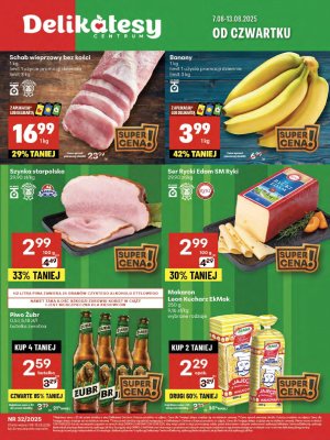 Delikatesy Centrum - gazetka promocyjna Gazetka  do środy 13.08