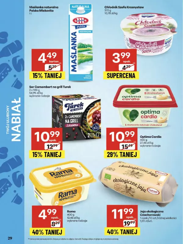 Delikatesy Centrum - gazetka promocyjna Gazetka  do środy 13.08 - strona 29