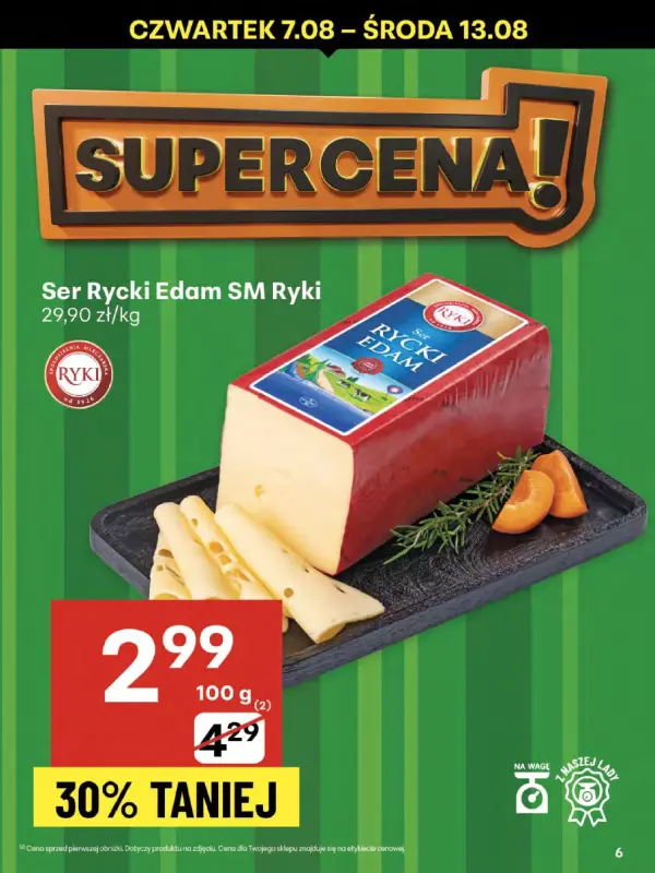 Delikatesy Centrum - gazetka promocyjna Gazetka  do środy 13.08 - strona 6