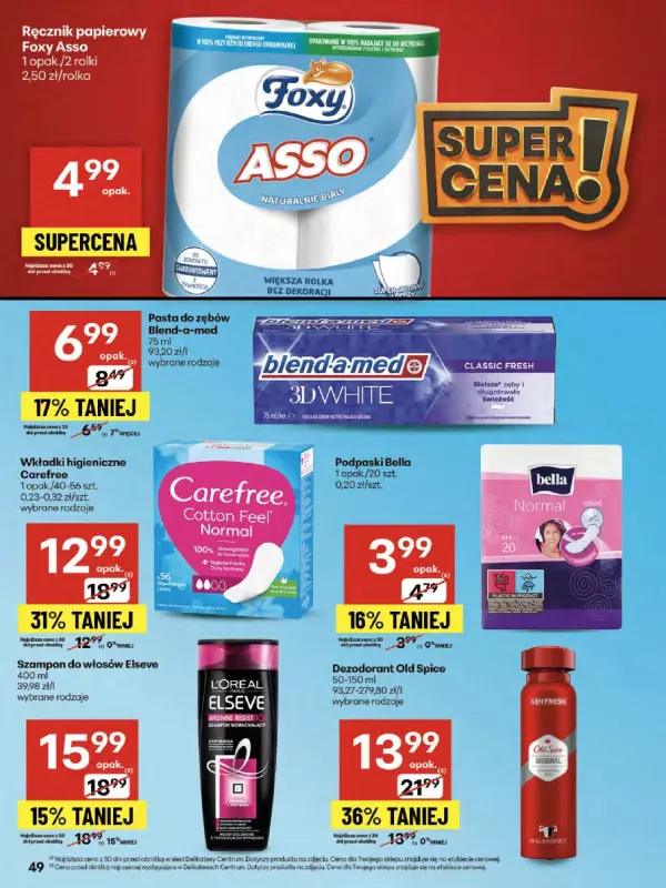 Delikatesy Centrum - gazetka promocyjna Gazetka  do środy 13.08 - strona 49