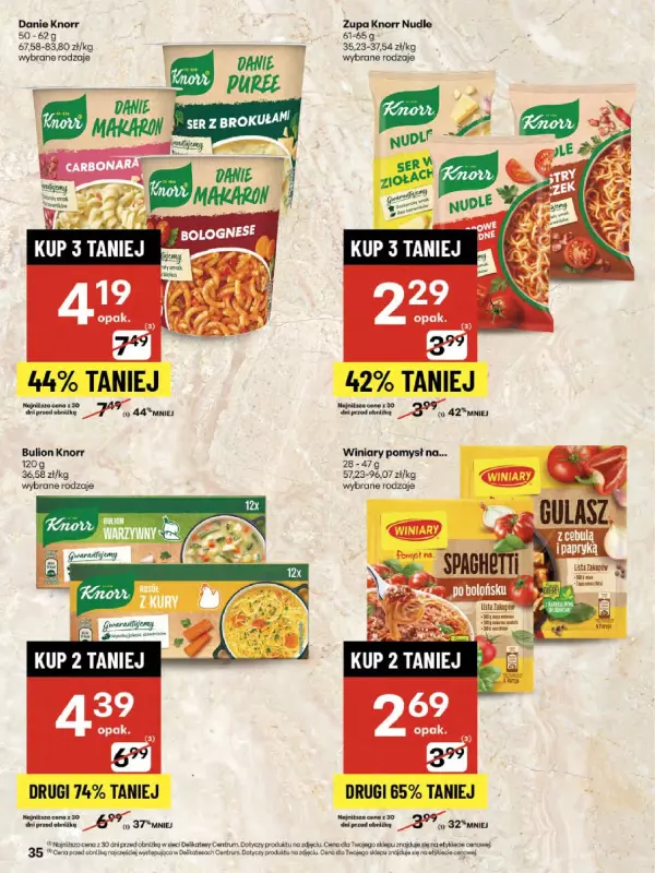Delikatesy Centrum - gazetka promocyjna Gazetka  do środy 13.08 - strona 35