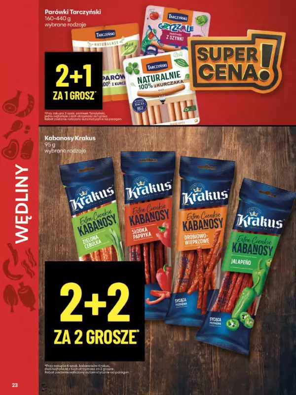 Delikatesy Centrum - gazetka promocyjna Gazetka  do środy 13.08 - strona 23
