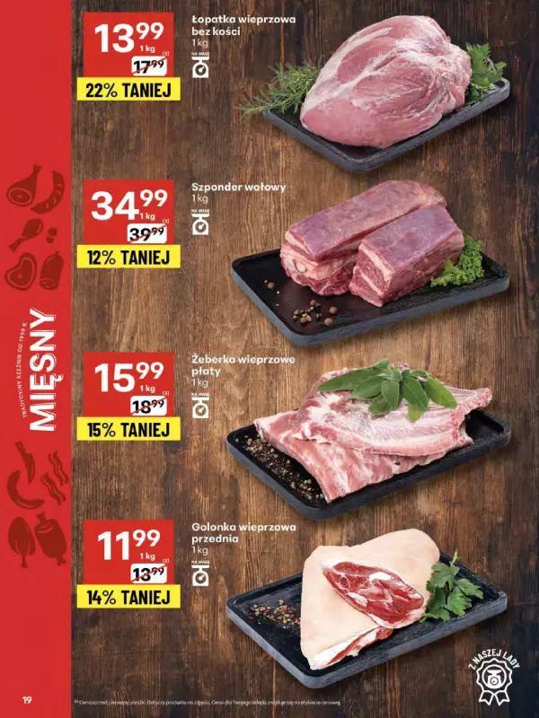 Delikatesy Centrum - gazetka promocyjna Gazetka  do środy 13.08 - strona 19