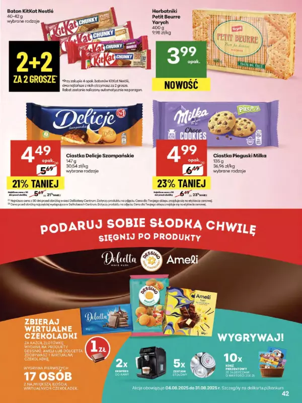 Delikatesy Centrum - gazetka promocyjna Gazetka  do środy 13.08 - strona 42