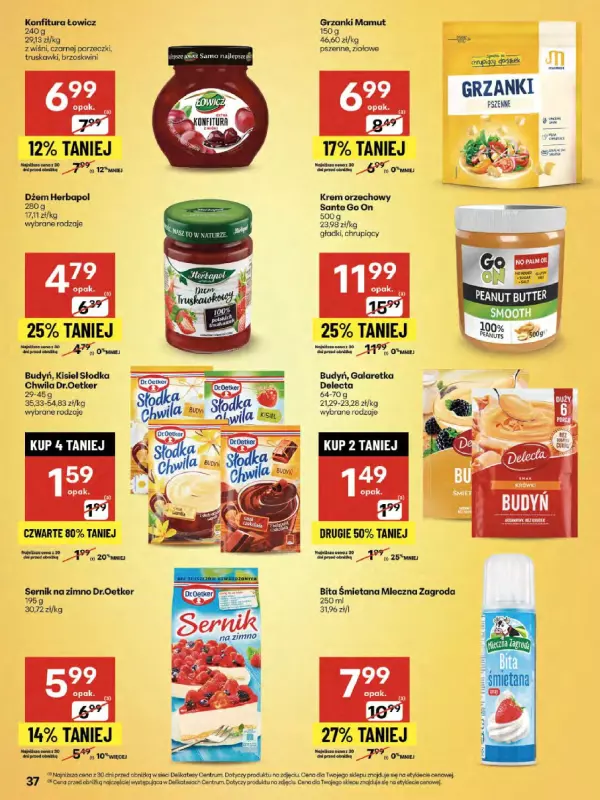 Delikatesy Centrum - gazetka promocyjna Gazetka  do środy 20.08 - strona 37