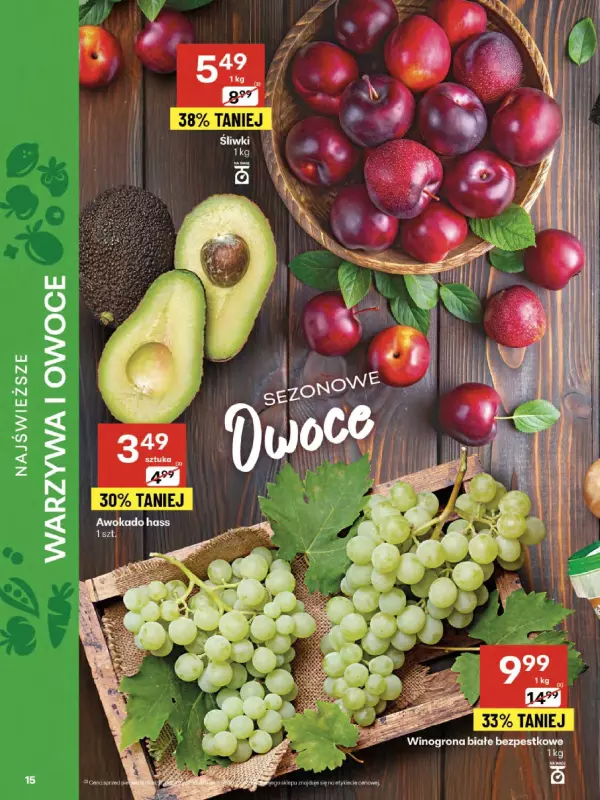 Delikatesy Centrum - gazetka promocyjna Gazetka  do środy 20.08 - strona 15