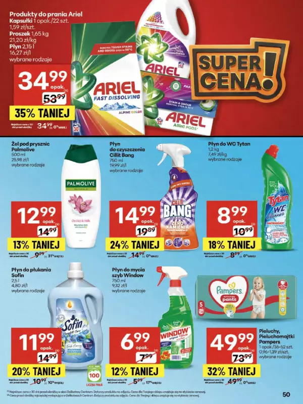 Delikatesy Centrum - gazetka promocyjna Gazetka  do środy 20.08 - strona 50