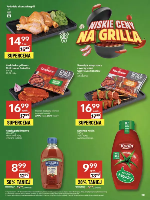 Delikatesy Centrum - gazetka promocyjna Gazetka  do środy 20.08 - strona 20