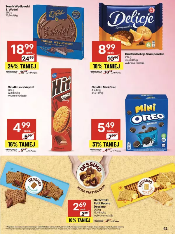 Delikatesy Centrum - gazetka promocyjna Gazetka  do środy 20.08 - strona 42