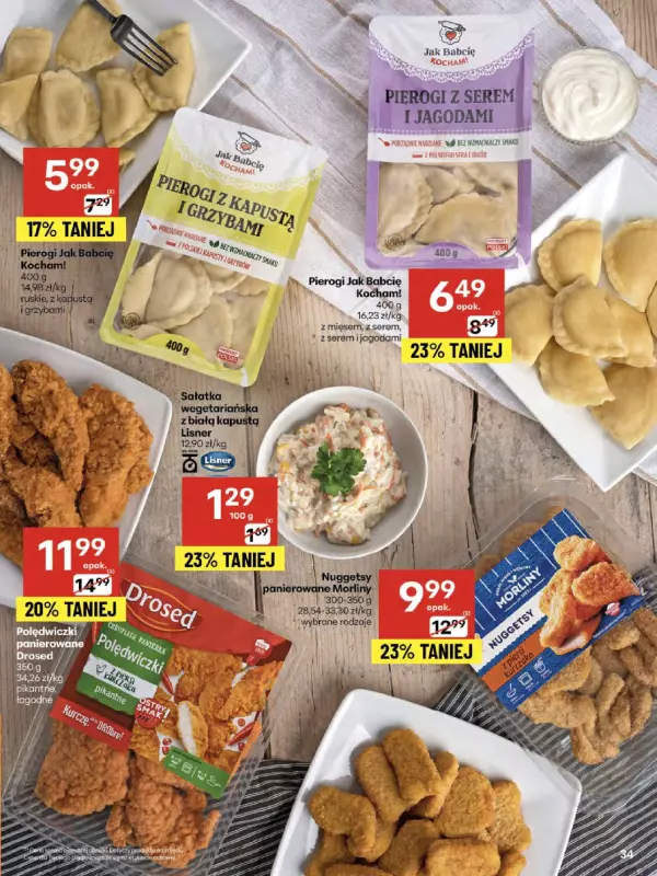 Delikatesy Centrum - gazetka promocyjna Gazetka  do środy 20.08 - strona 34