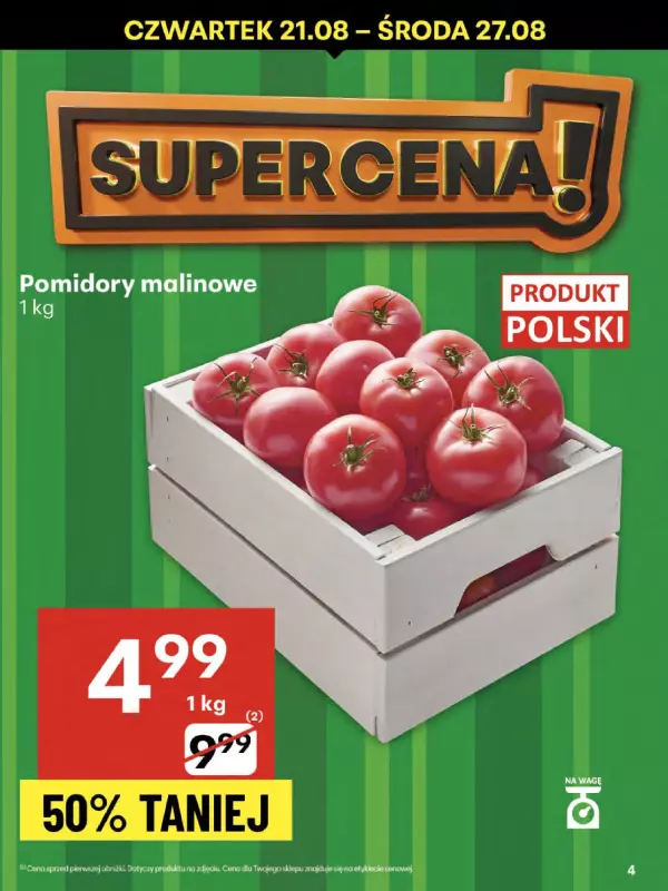 Delikatesy Centrum - gazetka promocyjna Gazetka  do środy 27.08 - strona 4