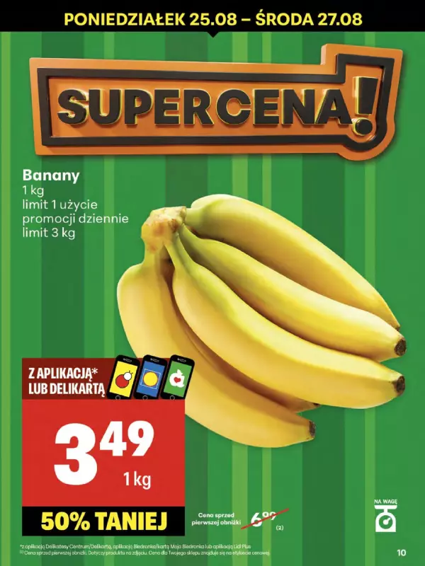 Delikatesy Centrum - gazetka promocyjna Gazetka  do środy 27.08 - strona 10
