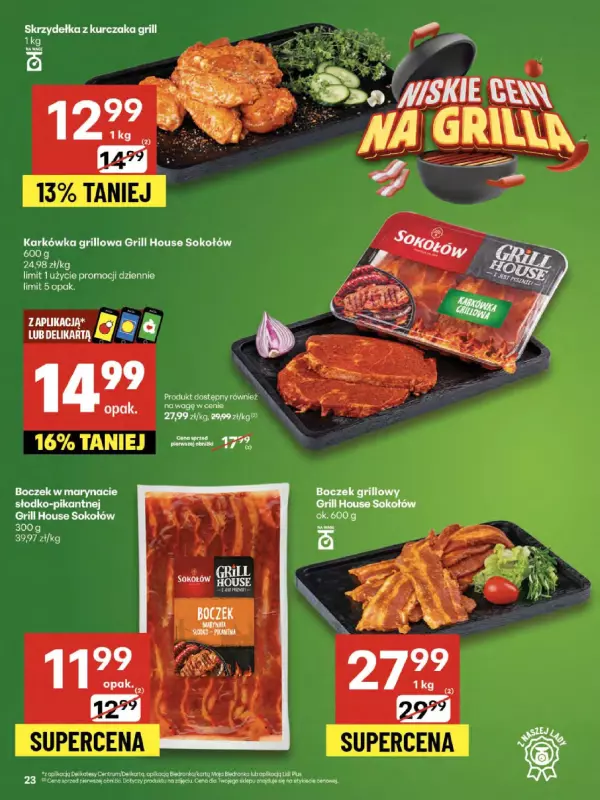 Delikatesy Centrum - gazetka promocyjna Gazetka  do środy 27.08 - strona 23