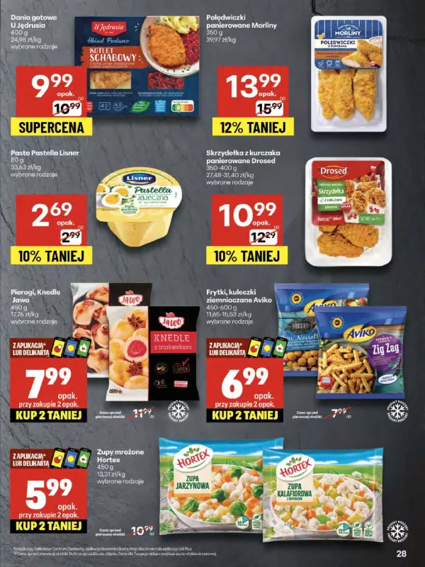 Delikatesy Centrum - gazetka promocyjna Gazetka  do środy 27.08 - strona 28