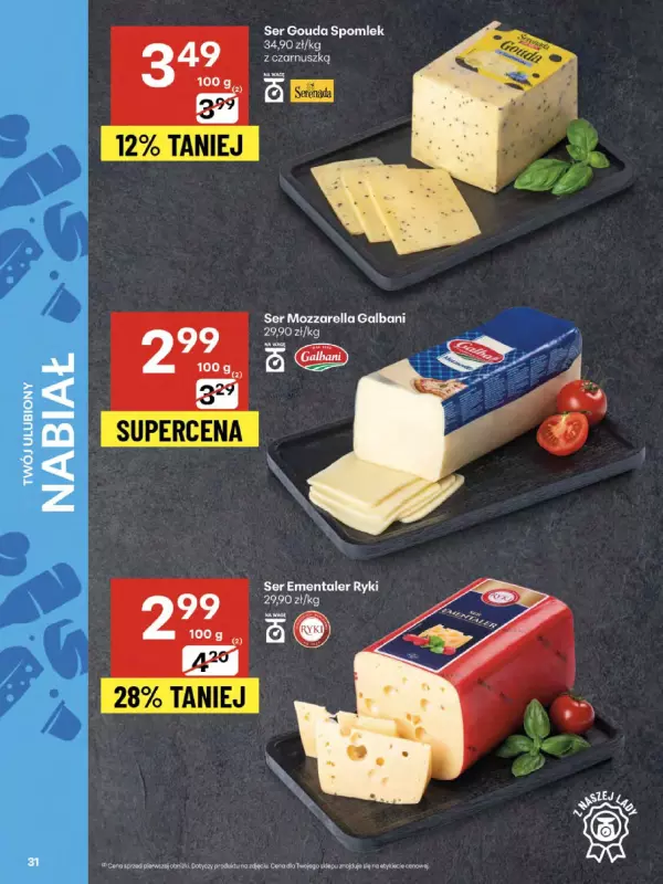Delikatesy Centrum - gazetka promocyjna Gazetka  do środy 27.08 - strona 31