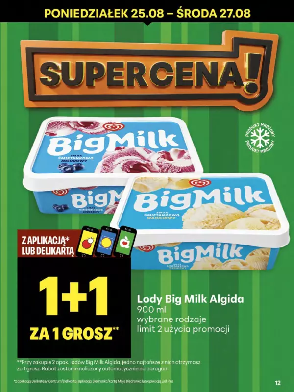 Delikatesy Centrum - gazetka promocyjna Gazetka  do środy 27.08 - strona 12