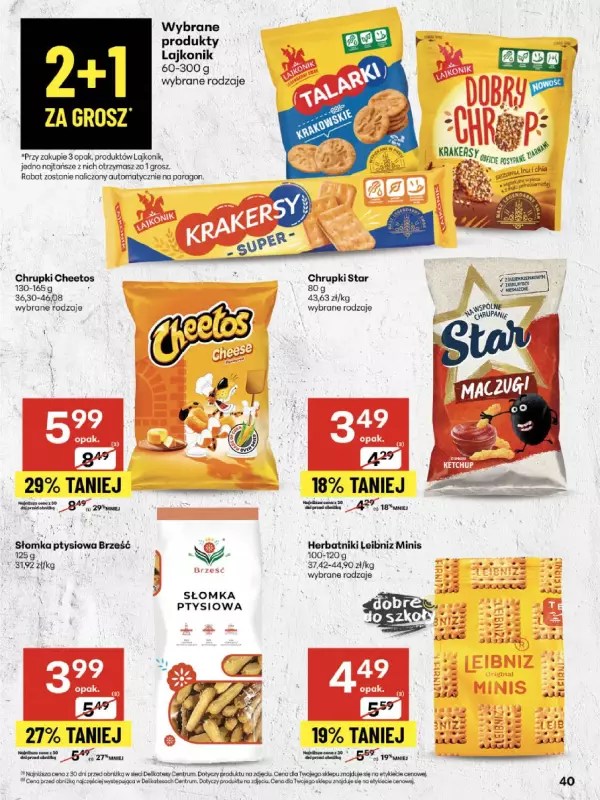 Delikatesy Centrum - gazetka promocyjna Gazetka  do środy 03.09 - strona 40