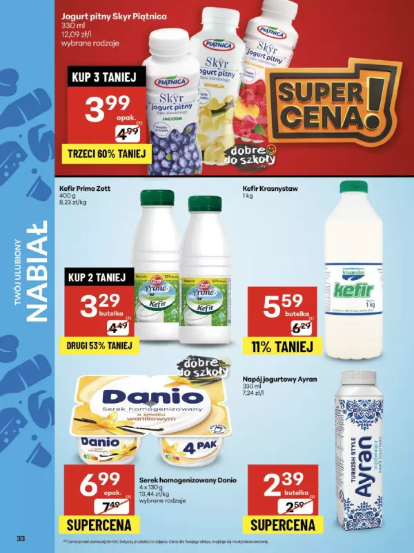Delikatesy Centrum - gazetka promocyjna Gazetka  do środy 03.09 - strona 33