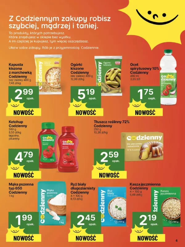 Delikatesy Centrum - gazetka promocyjna Gazetka  do środy 03.09 - strona 4