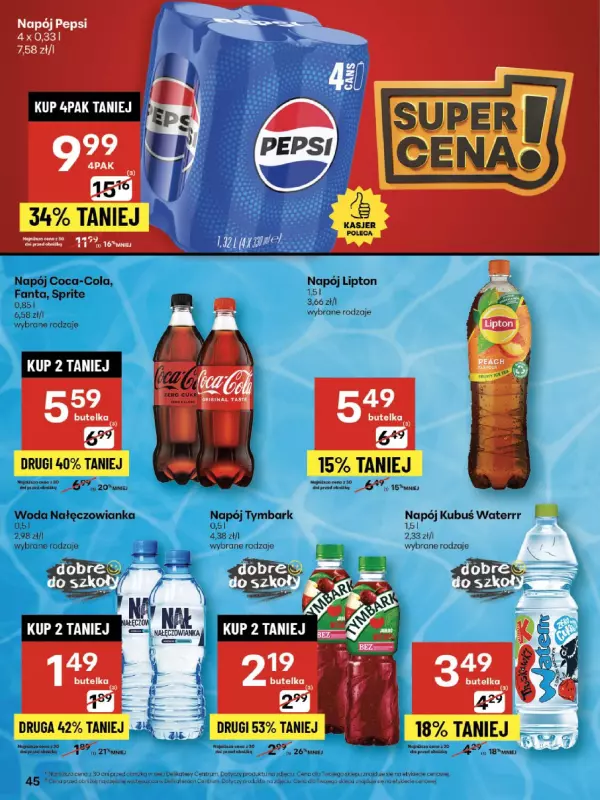 Delikatesy Centrum - gazetka promocyjna Gazetka  do środy 03.09 - strona 45