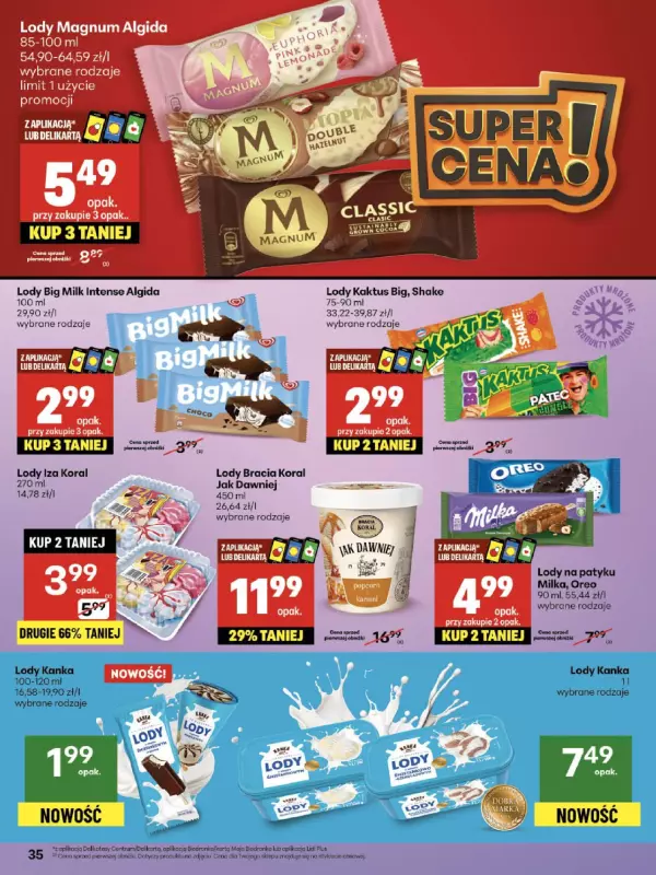 Delikatesy Centrum - gazetka promocyjna Gazetka  do środy 03.09 - strona 35
