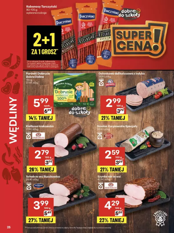 Delikatesy Centrum - gazetka promocyjna Gazetka  do środy 03.09 - strona 25
