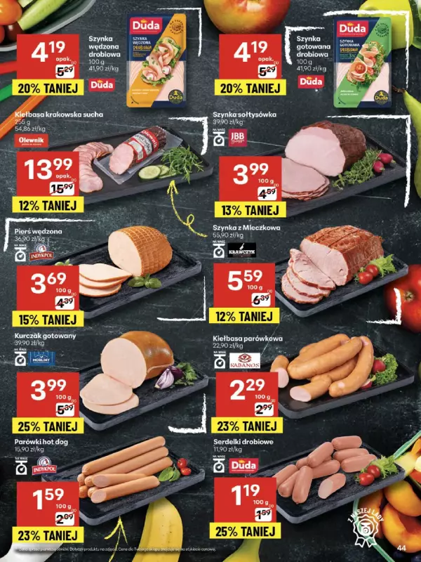 Delikatesy Centrum - gazetka promocyjna Gazetka  do środy 03.09 - strona 44