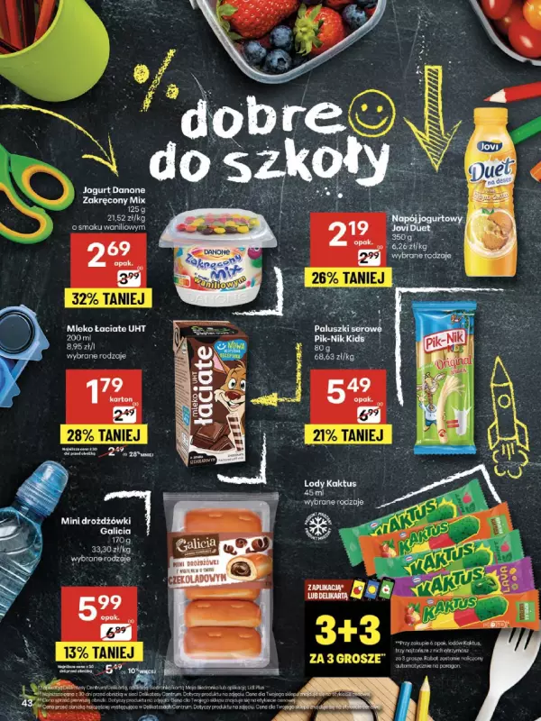 Delikatesy Centrum - gazetka promocyjna Gazetka  do środy 03.09 - strona 43