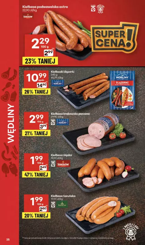Delikatesy Centrum - gazetka promocyjna Gazetka  do środy 10.09 - strona 25