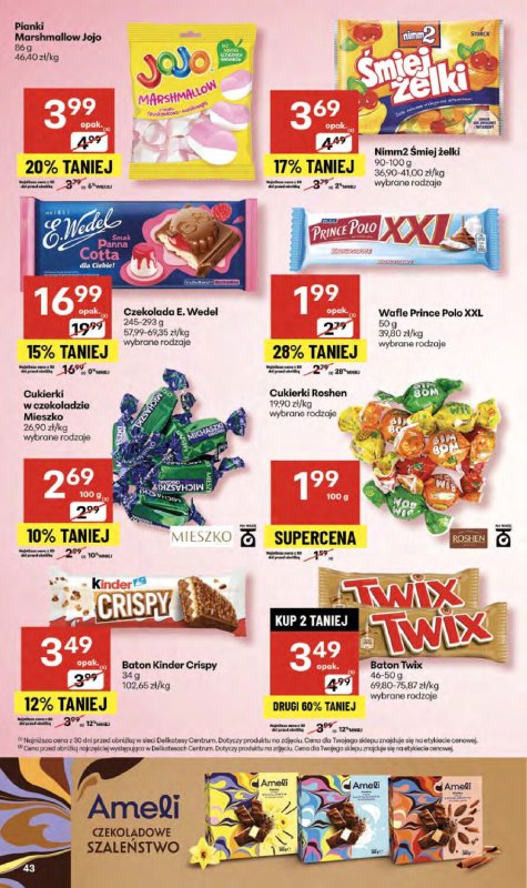 Delikatesy Centrum - gazetka promocyjna Gazetka  do środy 10.09 - strona 43