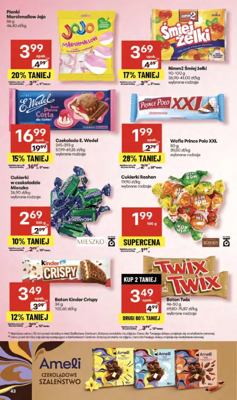 Delikatesy Centrum - gazetka promocyjna Gazetka  do środy 10.09 - strona 43