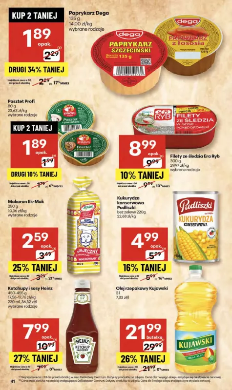 Delikatesy Centrum - gazetka promocyjna Gazetka  do środy 10.09 - strona 41