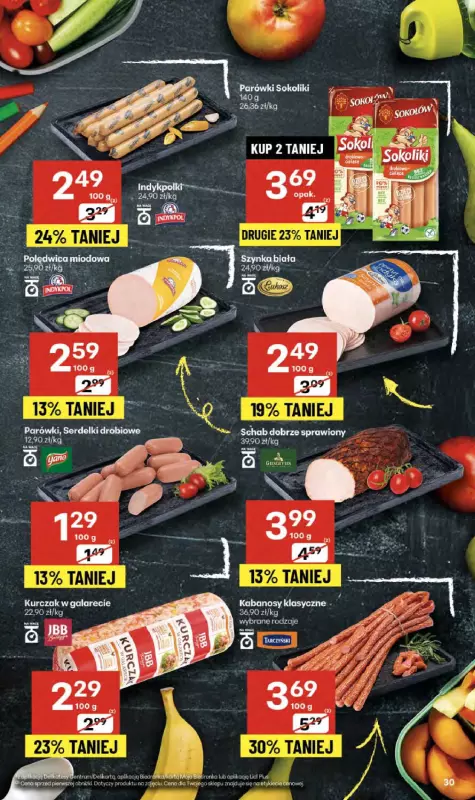 Delikatesy Centrum - gazetka promocyjna Gazetka  do środy 10.09 - strona 30