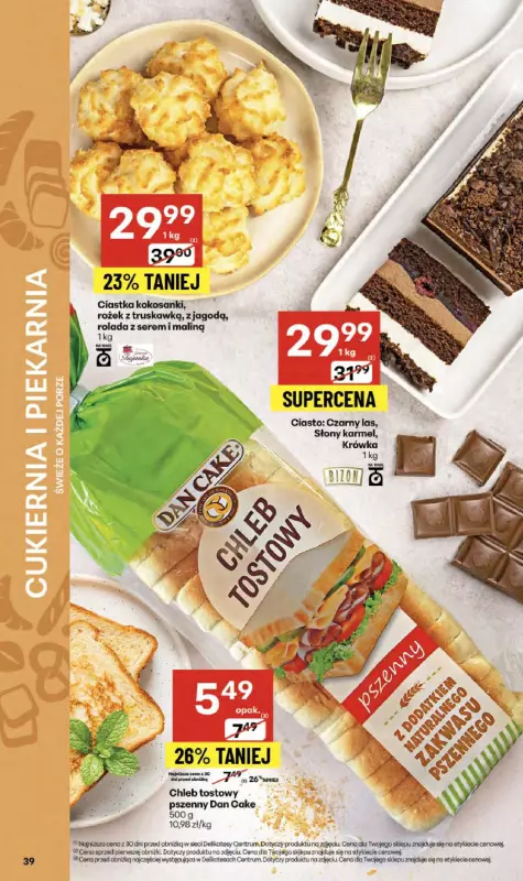 Delikatesy Centrum - gazetka promocyjna Gazetka  do środy 10.09 - strona 39