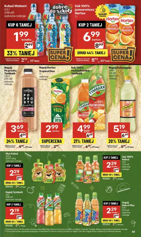 Delikatesy Centrum - gazetka promocyjna Gazetka  do środy 10.09 - strona 48