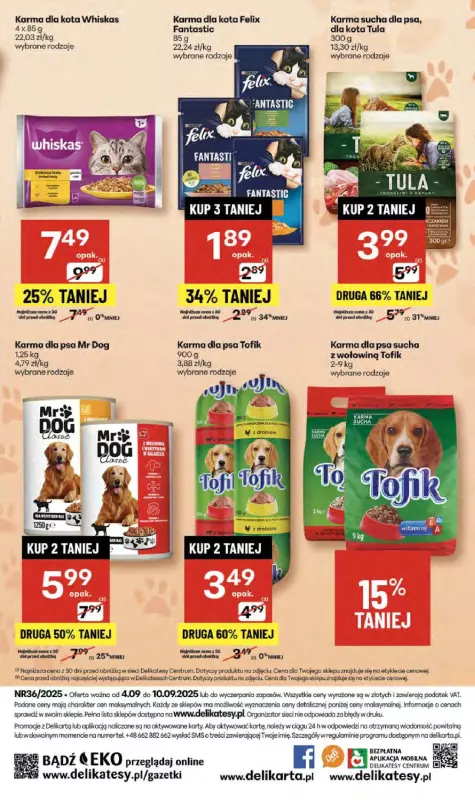 Delikatesy Centrum - gazetka promocyjna Gazetka  do środy 10.09 - strona 52