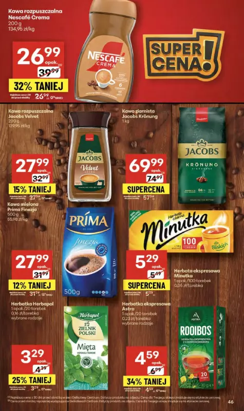 Delikatesy Centrum - gazetka promocyjna Gazetka  do środy 10.09 - strona 46