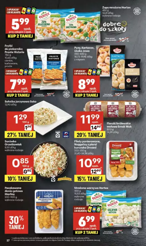 Delikatesy Centrum - gazetka promocyjna Gazetka  do środy 10.09 - strona 37