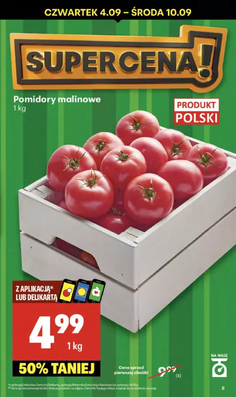 Delikatesy Centrum - gazetka promocyjna Gazetka  do środy 10.09 - strona 8