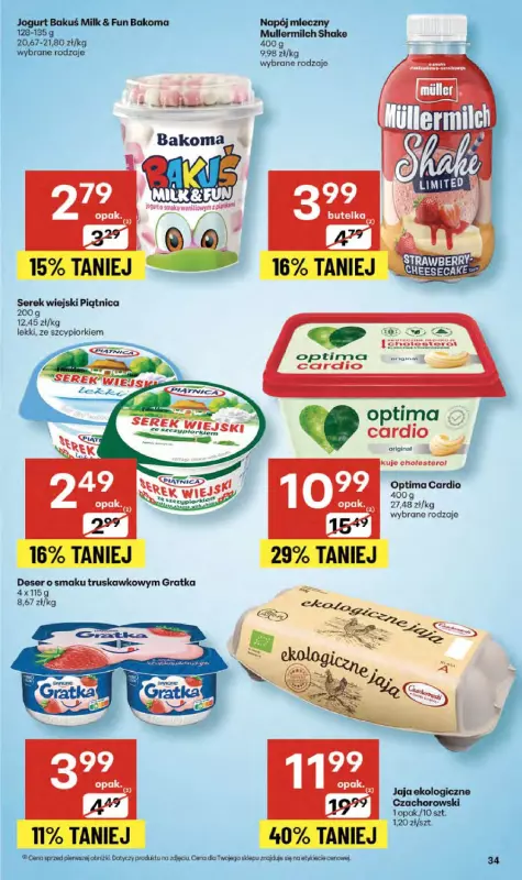 Delikatesy Centrum - gazetka promocyjna Gazetka  do środy 10.09 - strona 34