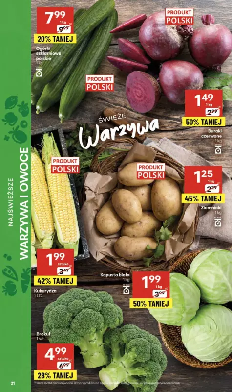 Delikatesy Centrum - gazetka promocyjna Gazetka  do środy 10.09 - strona 21