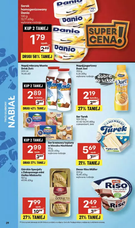 Delikatesy Centrum - gazetka promocyjna Gazetka  do środy 17.09 - strona 29